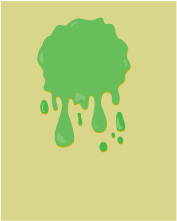 Your Troublemaker Threw The Slime Against The Wall, - Free Slime Blobs (417x480)