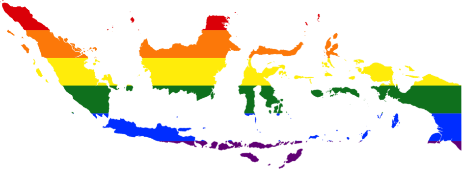 Flag Map Of Indonesia (941x346)