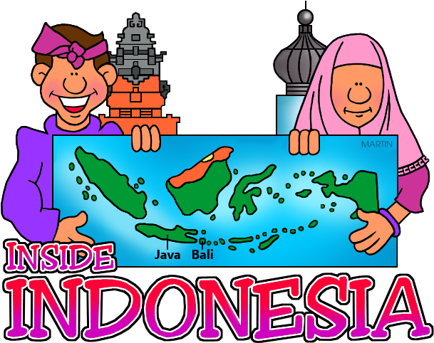 Indonesia Map - Iclipart Image On Indonesia (648x495)