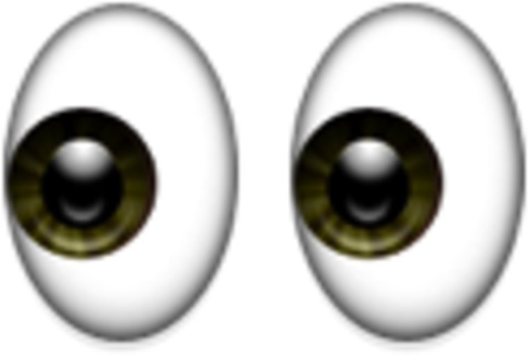 Seeing Eyes Emoji 128 - Eyes Emoji Png (800x800)
