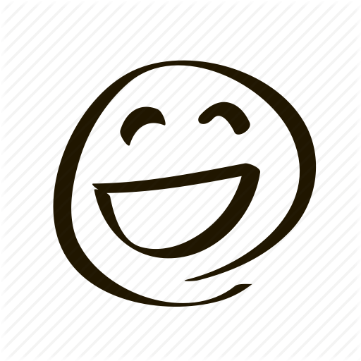 Outline Hand Drawn Smiley Faces Basic Stock Vector - Hand Drawn Happy Face (512x512)