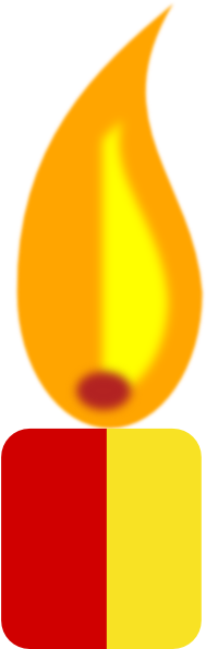 Clipart Of Candle, Candles And Les - Clipart Of Candle, Candles And Les (402x595)