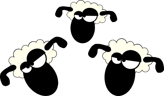Head, Face, Cartoon, Farm, Sheep, Cute, Animal - Dibujos De Cabezas De Ovejas (640x378)