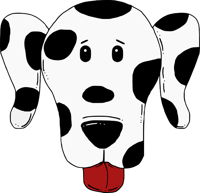 Clipart Of A Dog Face Dalmatians Cliparts And Others - Spotty Dog (640x620)