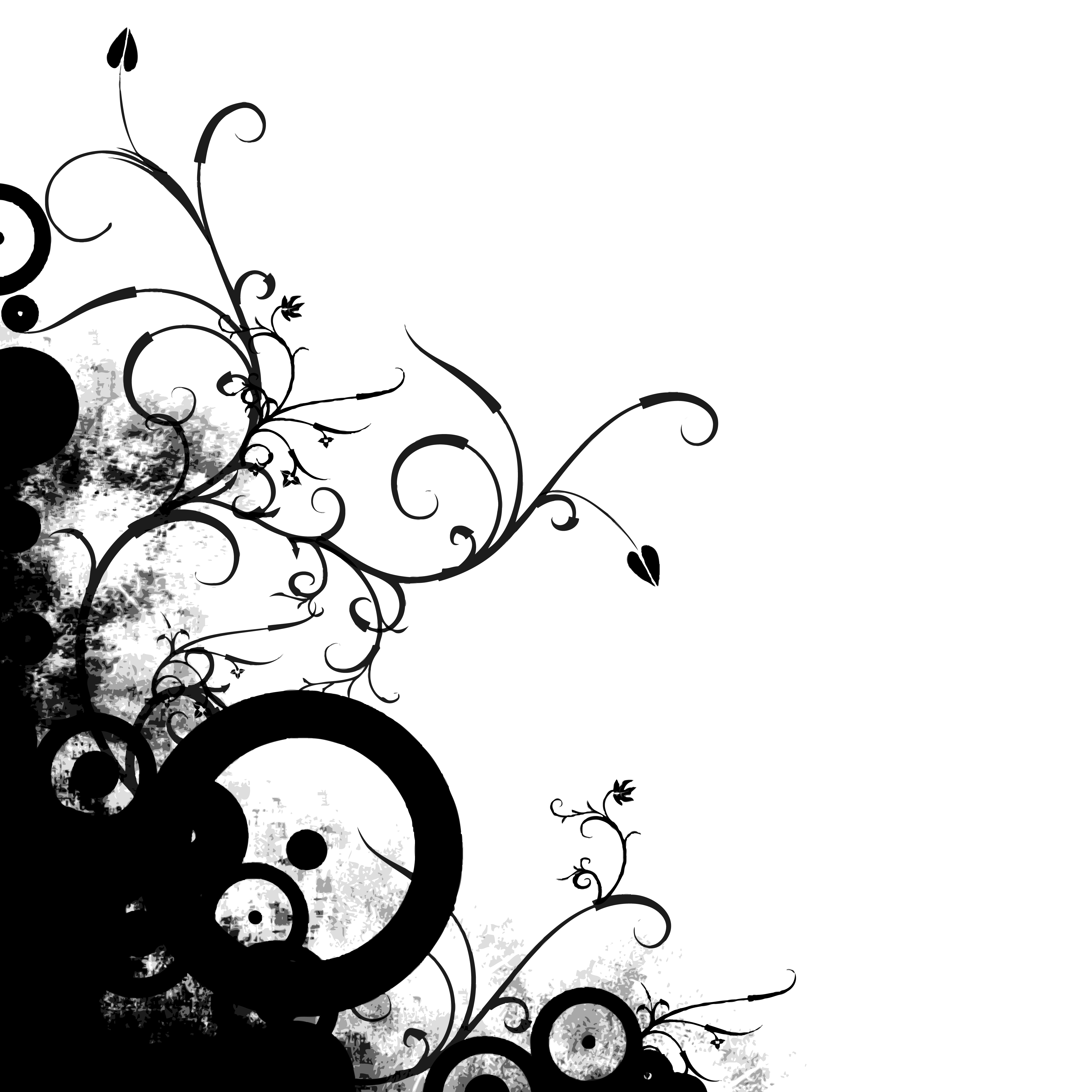 Abstract Indonesia Design Transparent - Black And White Vinyl Decal Skin Sticker (4000x4000)