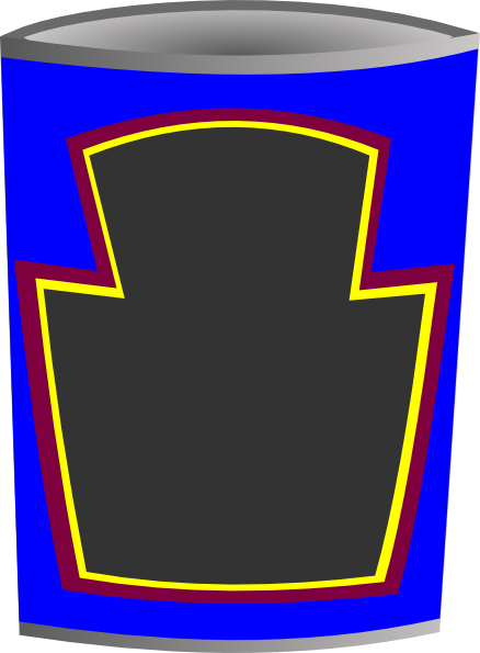 This Free Clip Arts Design Of Blank Can - This Free Clip Arts Design Of Blank Can (438x595)