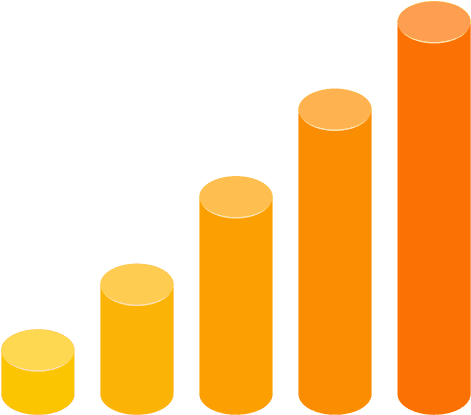 Cylinder Column Chart Transparent Png - Bar Chart (512x512)