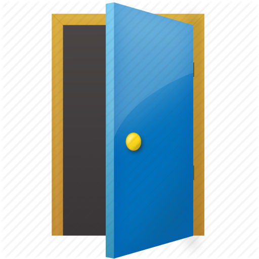 Free Icons Png Open Door Exit Icon Sc 1 St Freeiconspng - Stock Illustration (512x512)