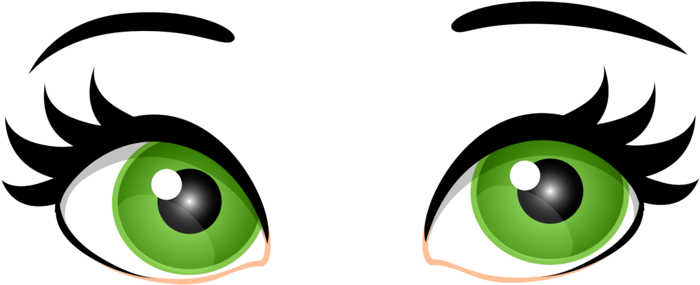 Green Female Eyes Png Clip Art 2305 Clipart Of Eye - Eyes Transparent Background (1024x415)