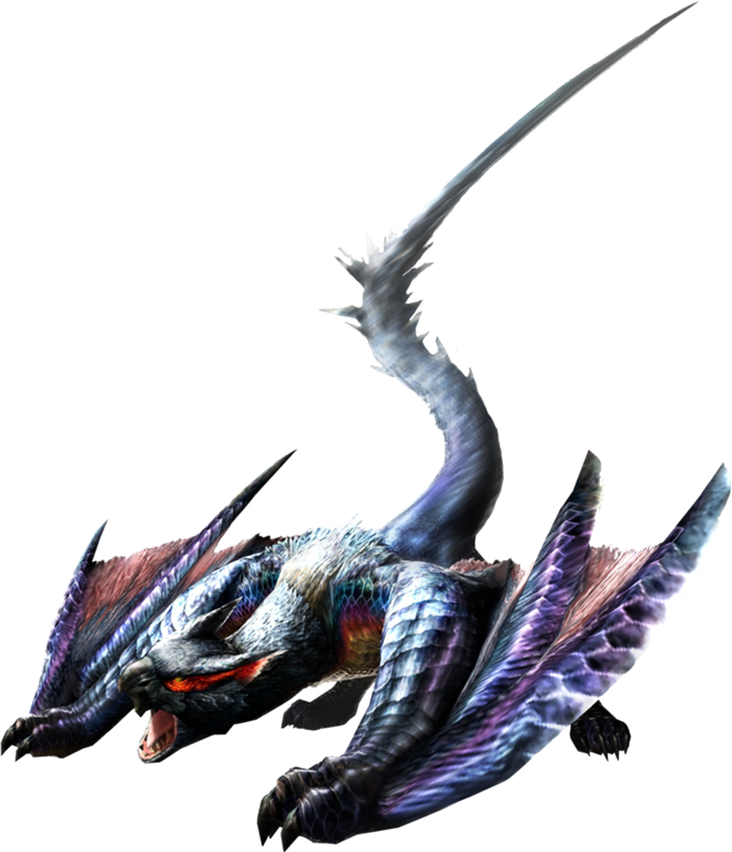 Nargacuga Lunar - Monster Hunter Lucent Nargacuga (660x768)