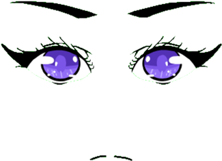 Purple Eyes Royal Makeup Roblox Face - Roblox Corporation (420x420)
