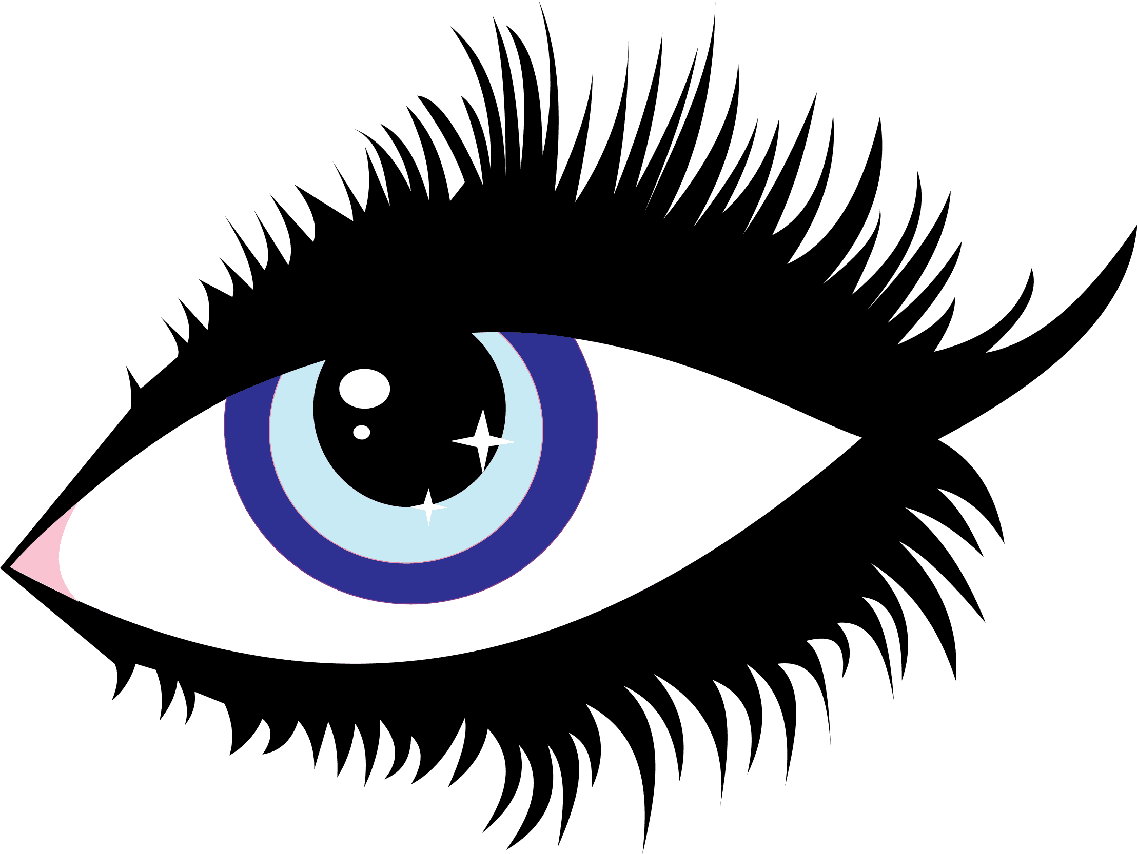 Blue Eye Clip Art Medium Size - Eyes Clipart Transparet (2216x1666)