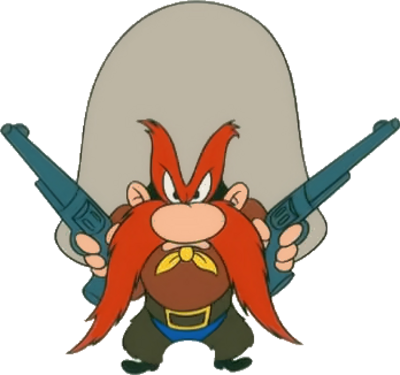 Warner Brothers Animation Images Yosemite Sam Wallpaper - Yosemite Sam Png (400x375)
