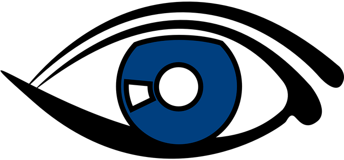 Eye, Blue, Looking, Fixing, Observing - Eye (680x340)