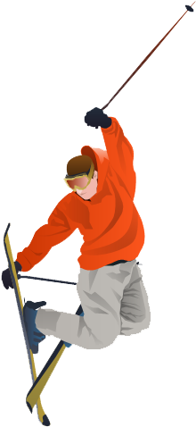Skiing Png Transparent Image - Skiing Png (640x538)