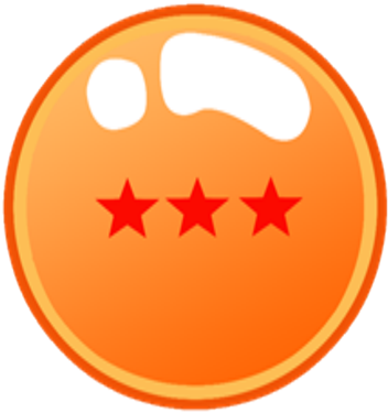 Dragon Ball Clipart Star - Dragon Ball 1 Star Ball (420x420)