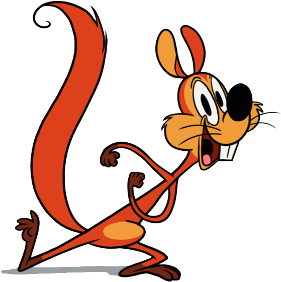 Squeaks The Squirrel - New Looney Tunes (631x598)