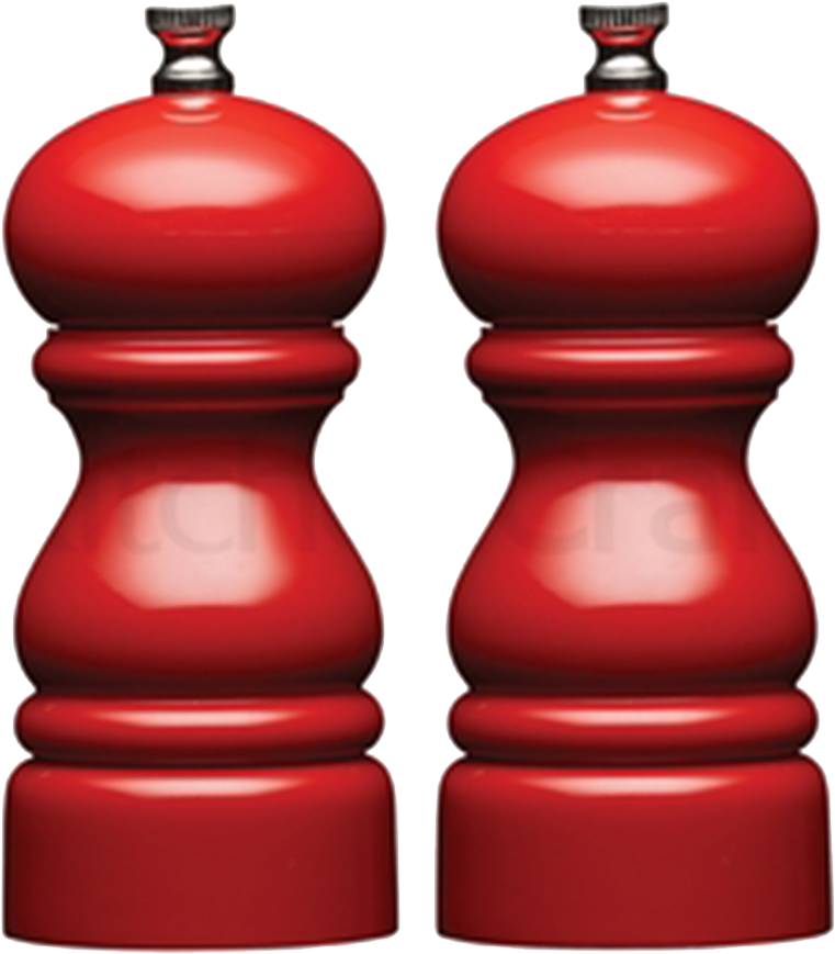 Master Class 14cm Red Capstan Salt And Pepper Mill - Master Class 14cm Red Capstan Salt And Pepper Mill (1000x1000)