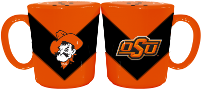 Oklahoma State Cowboys Chevron Style Salt & Pepper - Oklahoma State Cowboys And Cowgirls (465x465)