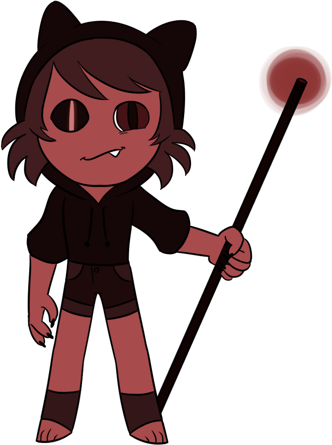 Cat's Eye Scapolite By Undercoverghost - Cartoon (735x1000)