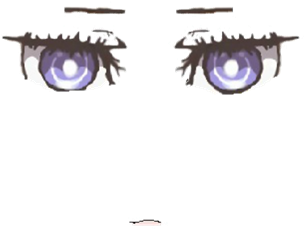 Huke Style Anime Face - Roblox Anime Face (420x420)