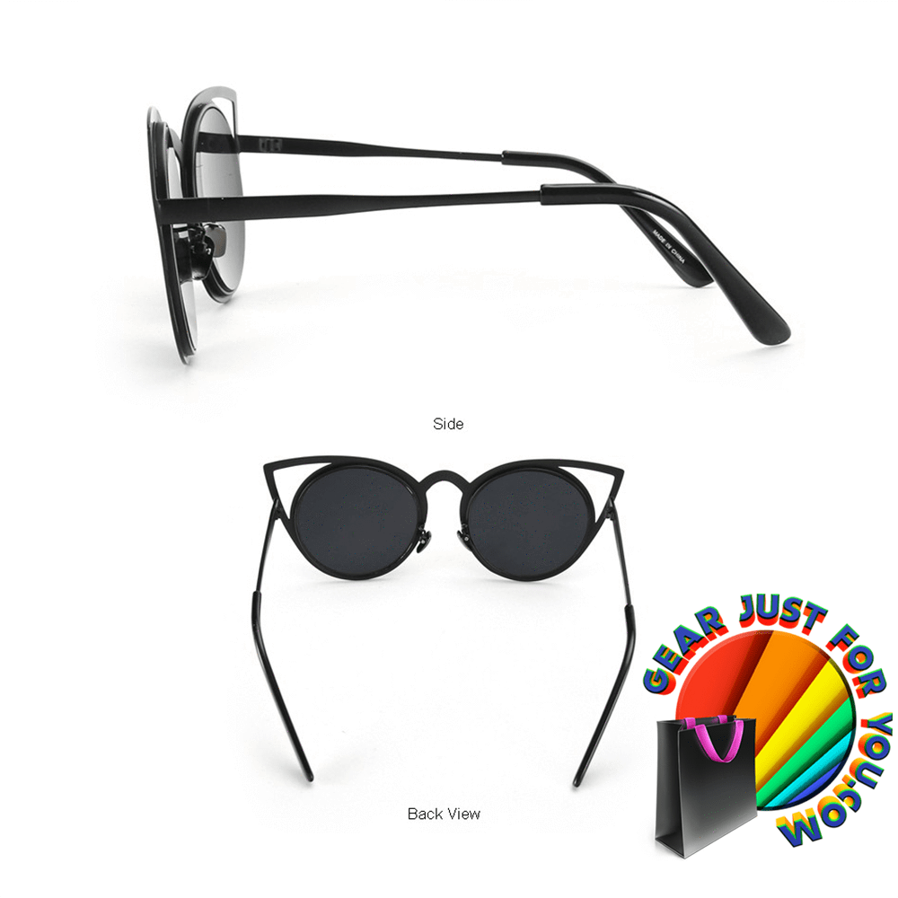 Exclusive Sexy Uv Protected Vintage Cat's Eye Women's - Sexy Red Lingerie Gif (1000x1000)