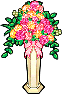 Furniture-rose Bouquet Render - Illustration (380x380)