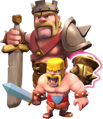 The Iron Fist Ability Barbarian King - King In Clash Of Clans (358x416)