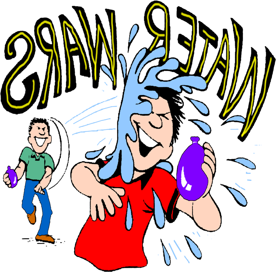 Water Balloon Clip Art Water Balloon Fight - Water Balloon (1024x1024)