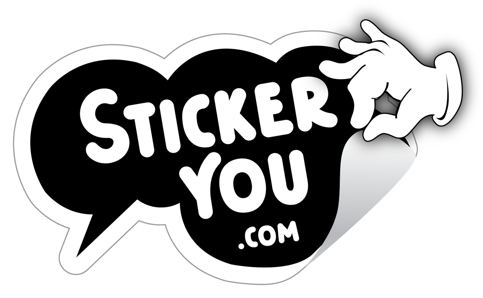 Glamorous Sticker Clip Art Medium Size - Design Your Own Stickers (1600x1007)