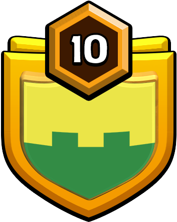 Tricky Three - Logo Clan Coc Level 10 (512x512)