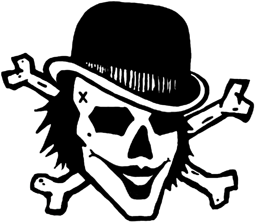 The Adicts Punk Rock Stencil Art - Adicts Skull (900x829)