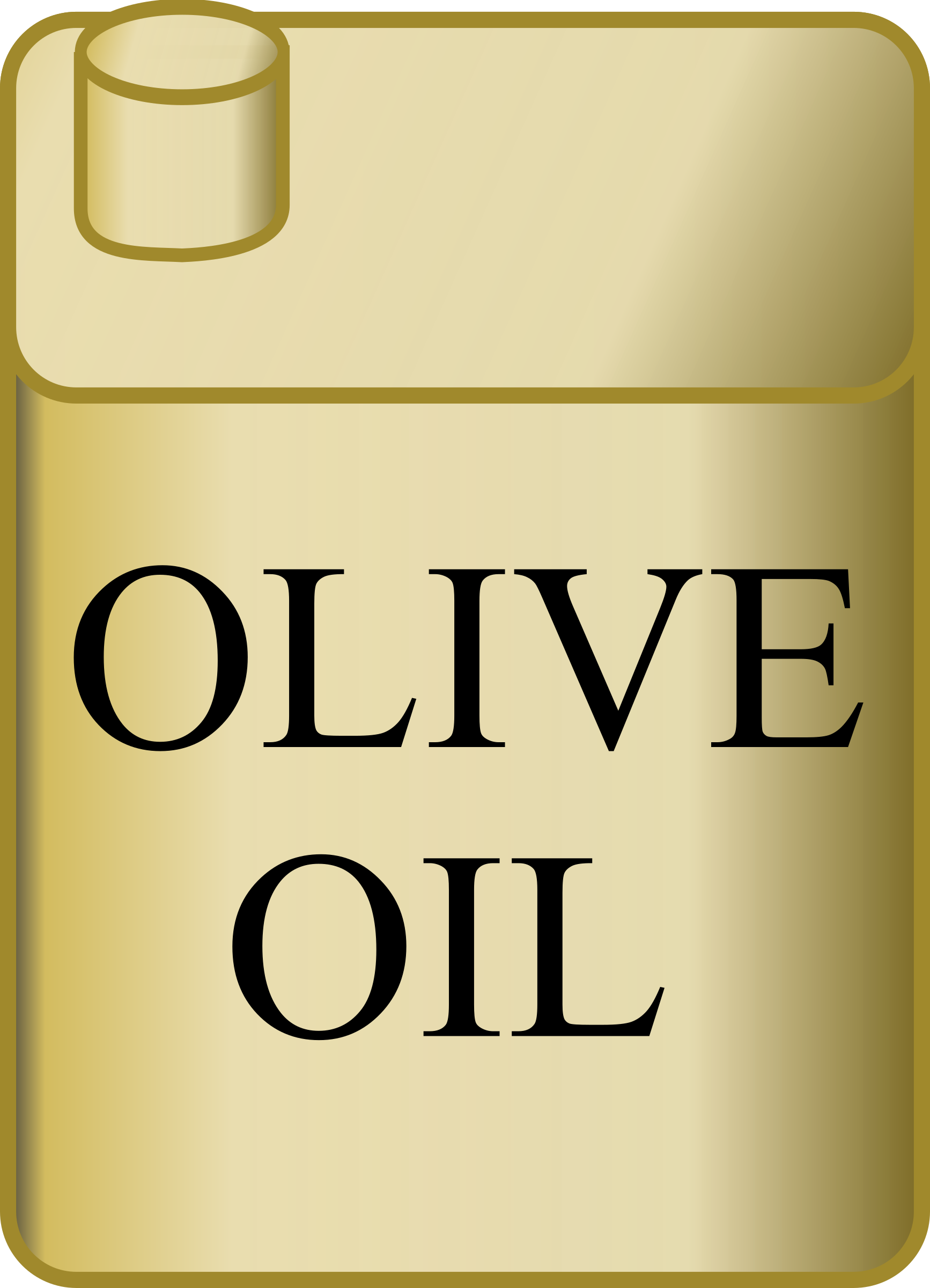 Free Olive Oil - Oil Olive Clipart (1734x2400)