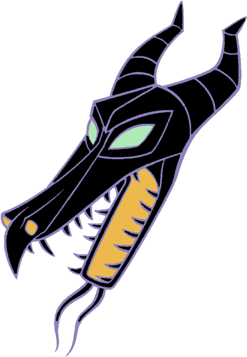 Sleeping Beauty Clipart Maleficent - Maleficent Cartoon Show Face (550x756)
