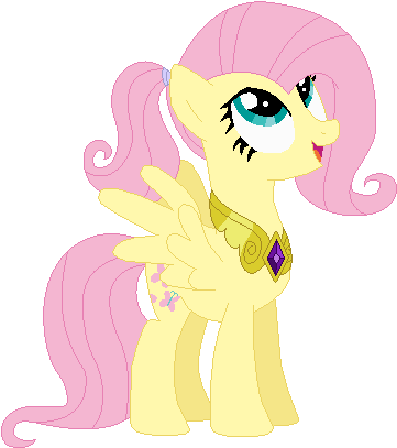 Next Gen Fluttershy - Cartoon (414x452)