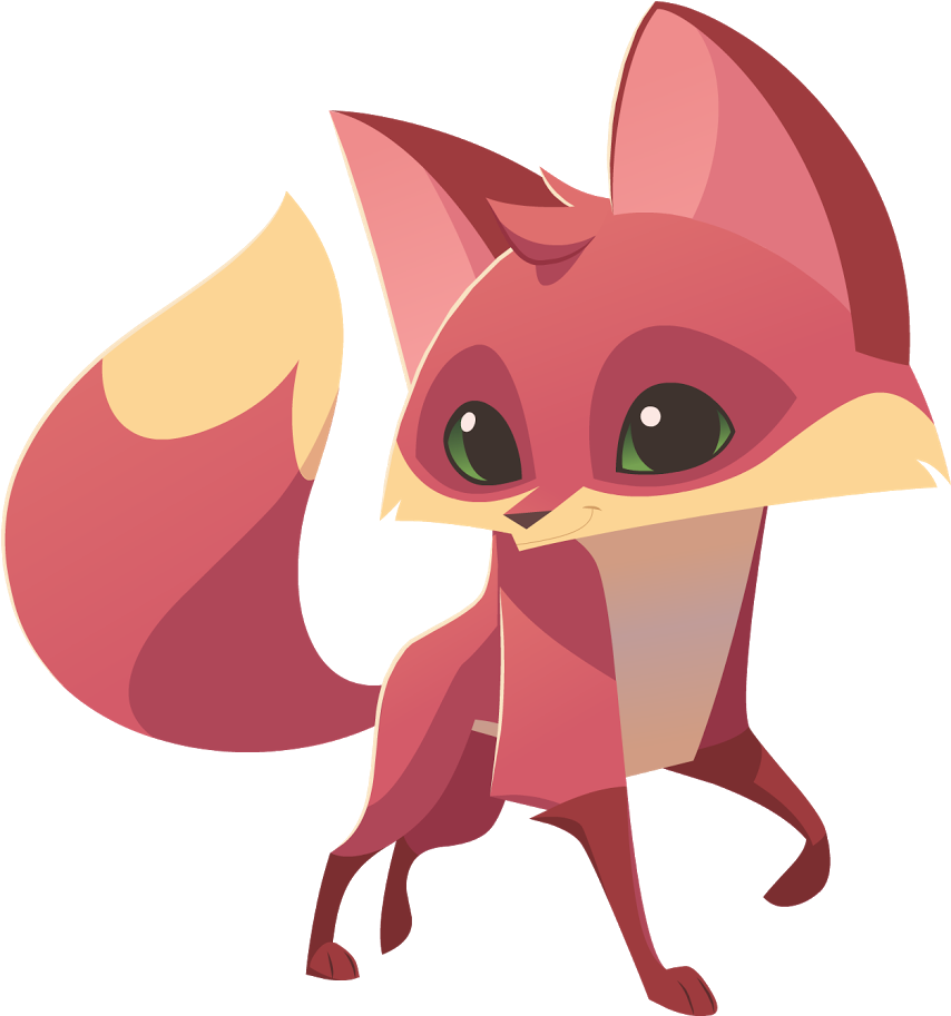 Animal Jam Fox Png (884x912)