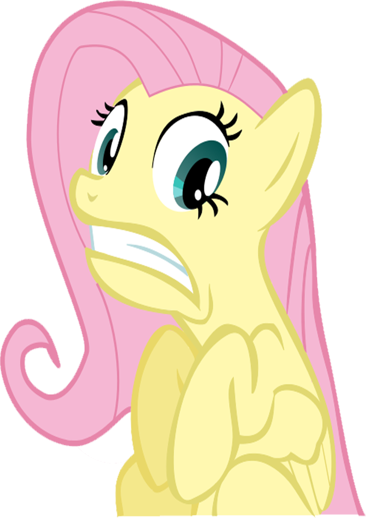 Scared Fluttershy Season 3 Episode 5 By Supermanxdlolol - Mlp Fluttershy Season 1 Vector (745x1053)