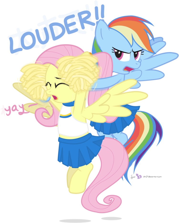 Top Images For Mlp Gen 5 On Picsunday - Fluttershy Cheerleader (800x1000)