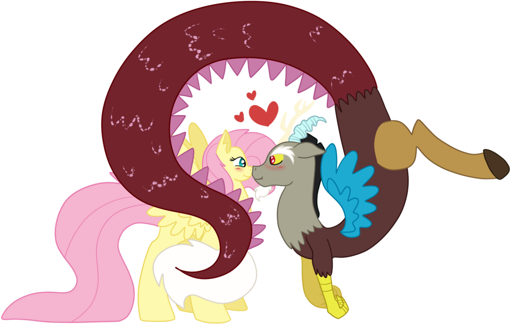 Mlp Fluttershy - Mlp Fluttershy X Discord (1024x665)