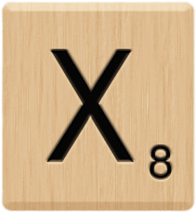 Scrabble Tile X - Iphone X (400x400)