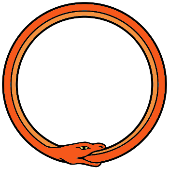 Self-reference, Autograms And Autological Words - Circle (350x349)