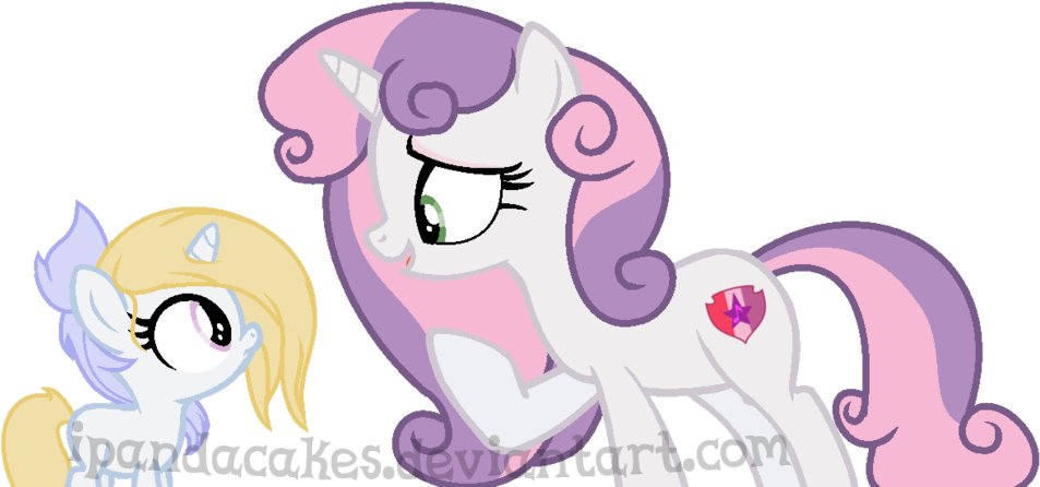 Fluttershy Grown Up - Mlp Next Gen Sweetie Belle (960x451)