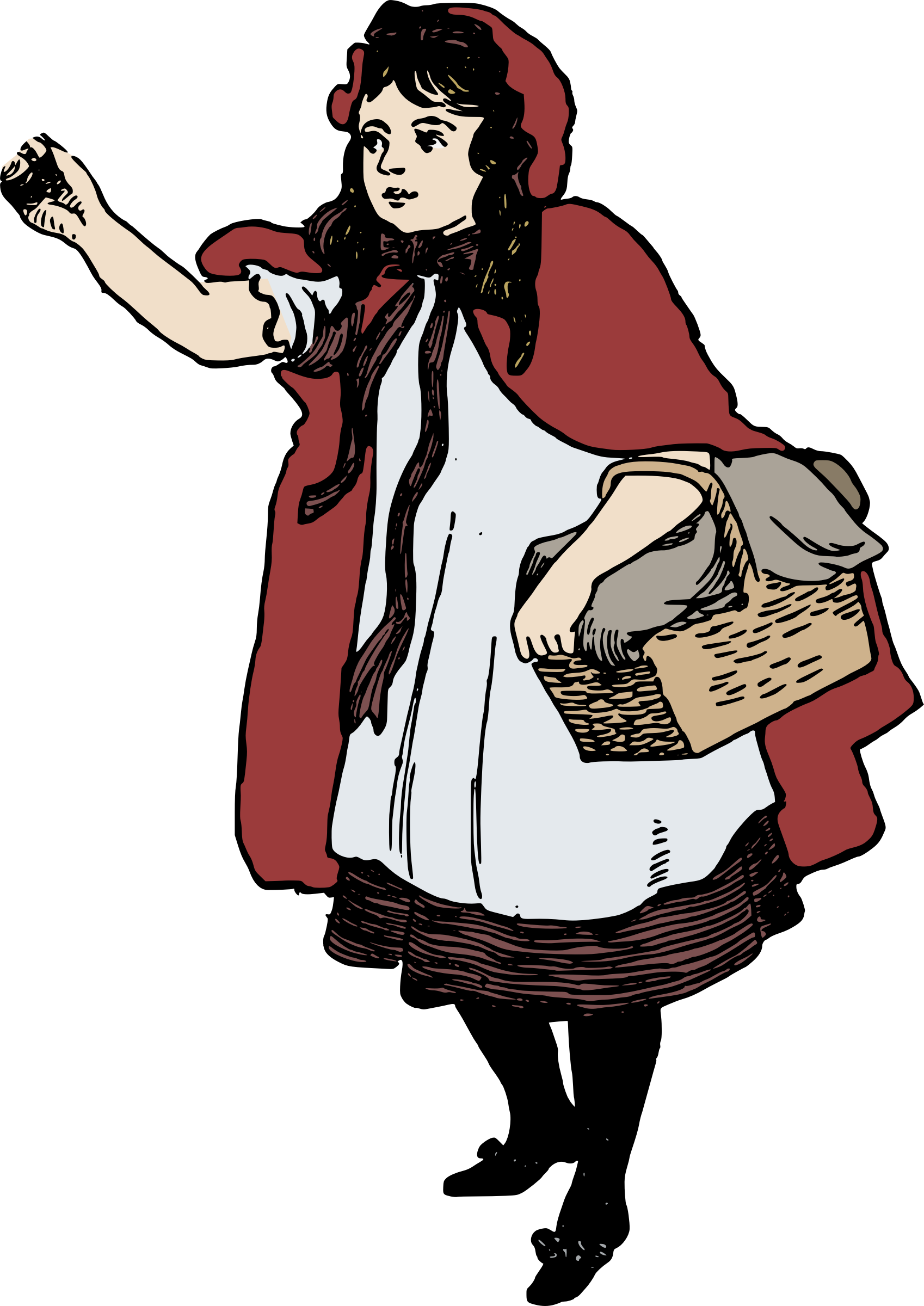 Little Red Riding Hood - Little Red Riding Hood Png (1698x2400)
