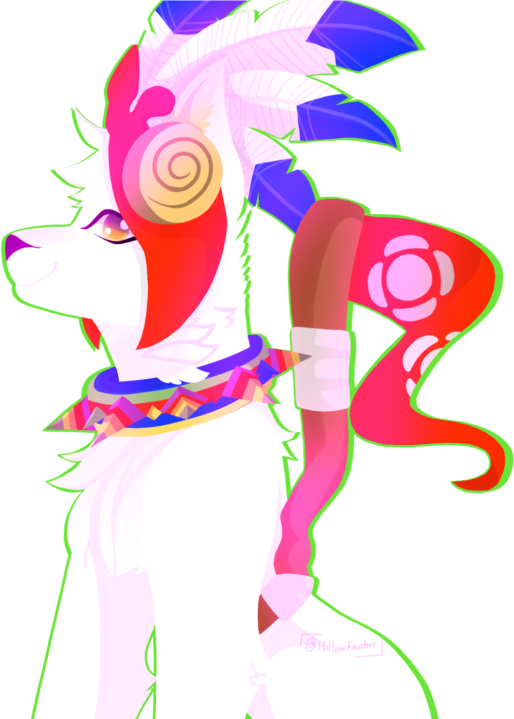 Animal Jam Animal Jam Animaljam Wolf Rainbow Edited - National Geographic Animal Jam (1280x1415)