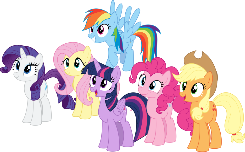 Share This Post - My Little Pony Mane 6 (1024x638)