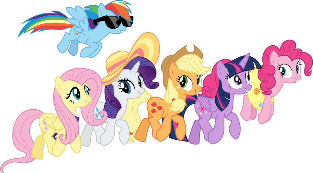 All Ponies Are Fully Vectored, So If You Want To Pull - My Little Pony (1024x568)