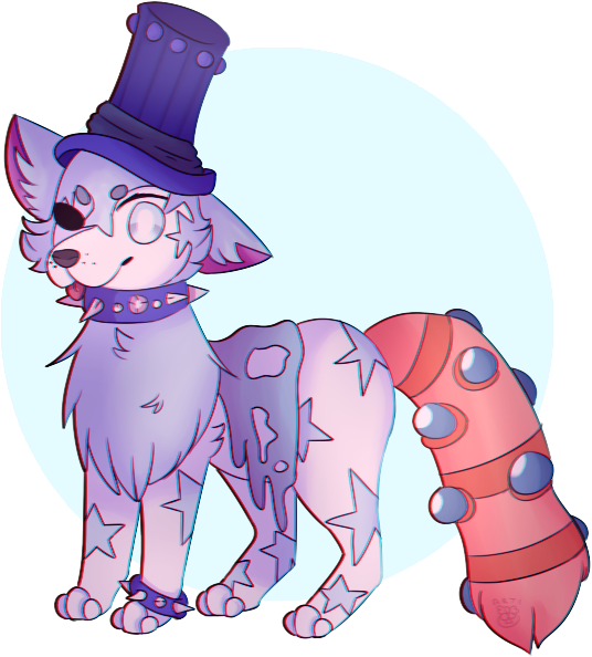 My Art Animal Jam Aj Arctic Wolf Dancingarti - Cartoon (600x618)