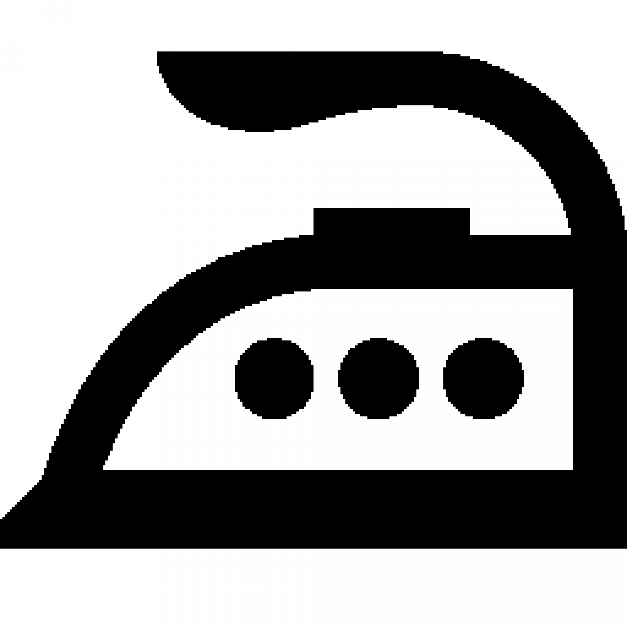Heating Fireplace Iron With Board - Iron Icon Png (1280x1280)