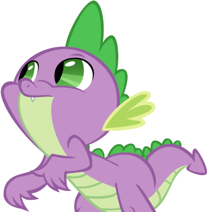Image Canterlot Castle Spike 1png My Little Pony - Art (500x438)