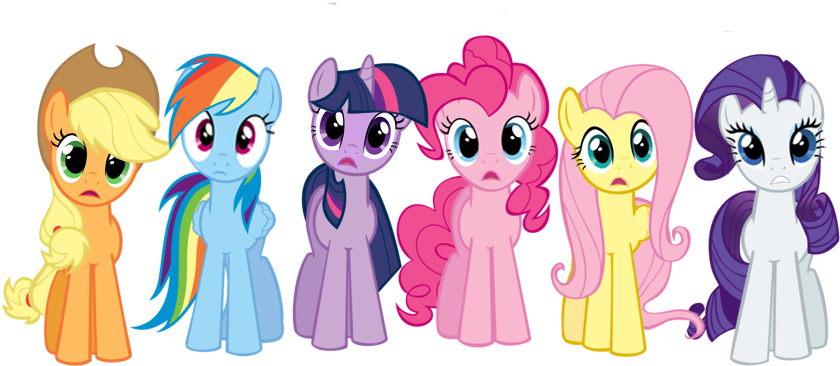 Mane Six Shocked By Blanconeitoor - 5 Seconds Of Summer (900x450)